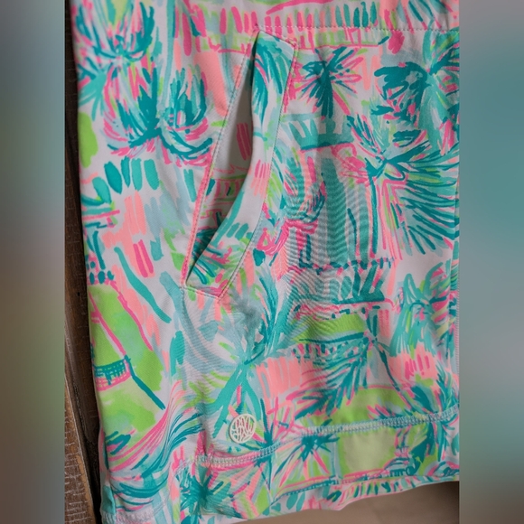 Lilly Pulitzer Luxletic Hadlee tennis jacket in the "Multi Perfect Match" print - Picture 4 of 9